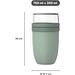 Lunchpot Ellipse XL 750 ml + 300 ml nordic sage, nordic sage