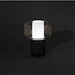 Lux 10W Lautsprecherlampe aus RCS recyceltem Kunststoff, schwarz