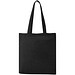 Madras Baumwoll Tragetasche, schwarz