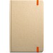 MAGRITTE. A5 Notizbuch mit linierten Blättern, Orange