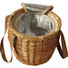 Mark Twain Picknickkorb aus Rattan, beige