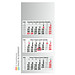 Geiger-Notes Monats-Wandkalender Maxi Light 3 Bestseller inkl. 4C-Druck, Österreich