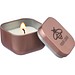 Metall Kerze Laurie, rose gold