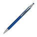 Metall-Druckkugelschreiber mit Touchfunktion, blaue Mine, blau