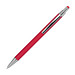 Metall-Druckkugelschreiber mit Touchfunktion, blaue Mine, rot