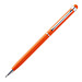 Metall-Drehkugelschreiber New Orleans, blaue Mine, orange