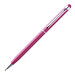 Metall-Drehkugelschreiber New Orleans, blaue Mine, pink