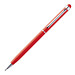 Metall-Drehkugelschreiber New Orleans, blaue Mine, rot