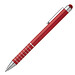 Metall-Touch-Kugelschreiber Elegance, blaue Mine, rot