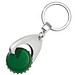 METMAXX® Einkauswagen-Chip Schlüsselanhänger ItsMyBrand, silber