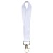 Mini Sublimation Schlüsselband, weiss, 20mm