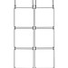 koziol Modularer Schutz Raumteiler 40 x 40,6 cm, 4er-Set, transparent koziol Modularer Schutz Raumteiler 40 x 40,6 cm, 4er-Set, transparent