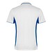 Montmelo Sport Poloshirt Unisex, weiß / royalblau, S