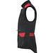 Multipocket Arbeitsweste Armada in Farbkombination, XXXL, schwarz/rot