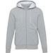 Natron 320 g/m² Sherpa-Kapuzenjacke mit Reißverschluss, heather grau, XXL