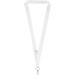 Neve Sublimation Lanyard für mit Loop, weiss, 20mm