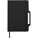 Nexus A5 Hardcover Notizbuch mit Kugelschreiber und Bleistiftset (schwarze Mine), schwarz