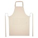Nia 200 g/m² Schürze aus recycelter Baumwolle, Oatmeal