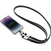 Nivo Crossbody-Handyband aus RCS recyceltem PET, schwarz