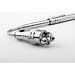 NOBEND. Ausziehbare LED Metall-Laterne, Silber