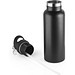 NORTON. Edelstahlflasche mit PP-Verschluss 570 ml, Schwarz