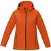 Notus wattierte Softshell Damenjacke, orange, XS