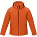 Notus wattierte Softshell Herrenjacke, orange, S
