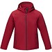 Notus wattierte Softshell Herrenjacke, rot, S