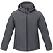 Notus wattierte Softshell Herrenjacke, storm grey, S