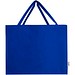 Odessa 220 g/m² Baumwoll Tragetasche aus GRS recycelter Baumwolle, groß, royalblau