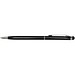 Ore Stylus Aluminium Kugelschreiber (blaue Mine), schwarz