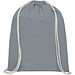 Oregon 140 g/m² Turnbeutel aus Baumwolle 5L, grau