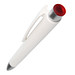 burger swiss pen® Kugelschreiber Delta, blaue Mine, kristallweiß-matt/rot