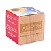Pflanz-Holz Magnet mit Samen, Basilikum, 1-seit. Druck