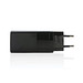 Philips 65W Ultra-Schnell-PD 3-Port-USB-Wandladegerät, schwarz