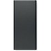 Powerbank aus recyceltem Aluminium 10.000 mAh, schwarz