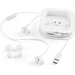 PRESLEY. In-Ear Kopfhörer mit 1.2 Meter langem USB-C-Kabel und integriertem Mikrofon aus ABS, Weiß