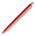 prodir® Kugelschreiber DS8 PPP Family, blaue Mine, rot/silber satiniert