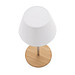 Pure Glow USB-Tischleuchte aus RCS recyceltem Kunststoff, weiß