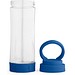 QUINTANA. Sportflasche aus Glas mit PP-Verschluss 390 ml, Königsblau