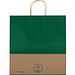 Recycelte Papiertasche groß, grün