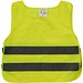 Reflektierende Warnweste Unisex, neongelb, 3XS