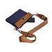 Reißverschluss-Tasche LIFE, marine-braun