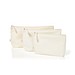 Reißverschluss-Tasche ORGANIC S, natur