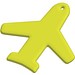 RFX™ H-09 Reflektierender TPU-Anhänger Flugzeugs, neongelb