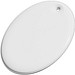 RFX™ H-12 ovaler reflektierender PVC-Anhänger, weiss