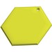 RFX™ H-12 sechseckiger reflektierender PVC-Anhänger, neongelb