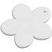 RFX™ H-13 reflektierender TPU-Anhänger Blume, weiss
