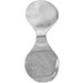 RFX™ M-10 Runder, reflektierender PVC-Magnet, klein, weiss