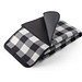 RILEY II. EPE-beschichtete Picknickdecke (180 g/m²) mit Muster, Schwarz